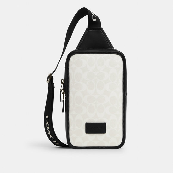 NWT Coach Outlet Sullivan Pack In Signature Canvas - Picture 1 of 5